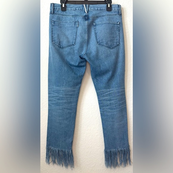 3x1 NYC Mid-Rise Straight Leg Distressed Ankle Jean, Size US 28 - Picture 4 of 13